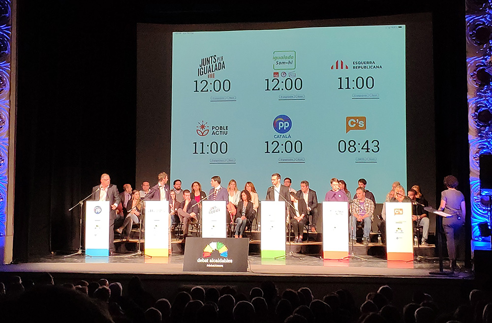 Debat d’alcaldables de la ciutat d’Igualada a l’Ateneu Igualadí