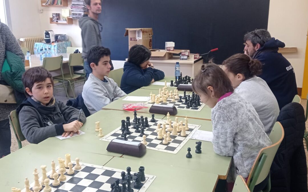 Jornada d’escacs molt igualada a Berga